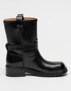 ARMANI EXCHANGE Боти с масивен ток Черен
