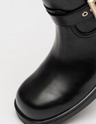 ARMANI EXCHANGE Боти с масивен ток Черен