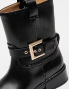 ARMANI EXCHANGE Боти с масивен ток Черен