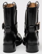ARMANI EXCHANGE Боти с масивен ток Черен