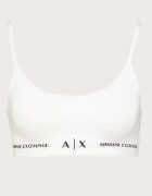 ARMANI EXCHANGE Бралет с лого Бял/Черен