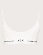 ARMANI EXCHANGE Бралет с лого Бял/Черен