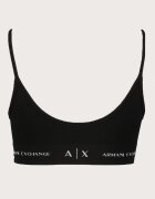 ARMANI EXCHANGE Бралет с лого Черен/Мръснобял