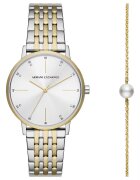 ARMANI EXCHANGE Часовник от неръждаема стомана и гривна