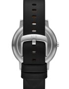 ARMANI EXCHANGE Часовник с кожена каишка и допълнителна от деним Черен/Тъмносин