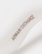 ARMANI EXCHANGE Дълги чорапи с лого Бял/Сиво-кафяв