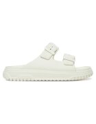 ARMANI EXCHANGE Дамски чехли - Off White - екологична кожа