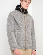 ARMANI EXCHANGE Двулицево яке с качулка Слонова кост/Черен/Каки