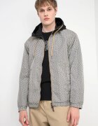 ARMANI EXCHANGE Двулицево яке с качулка Слонова кост/Черен/Каки