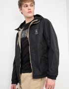 ARMANI EXCHANGE Двулицево яке с качулка Слонова кост/Черен/Каки