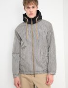 ARMANI EXCHANGE Двулицево яке с качулка Слонова кост/Черен/Каки