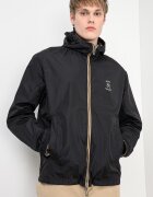 ARMANI EXCHANGE Двулицево яке с качулка Слонова кост/Черен/Каки