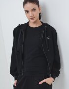 ARMANI EXCHANGE Худи с цип и лого Черен
