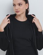 ARMANI EXCHANGE Худи с цип и лого Черен