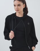 ARMANI EXCHANGE Худи с цип и лого Черен