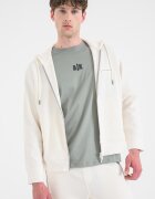 ARMANI EXCHANGE Худи с цип и лого Мръснобял