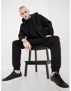 ARMANI EXCHANGE Худи с цип и пришито лого - Черен