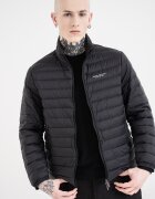 ARMANI EXCHANGE Капитонирано яке с цип Черен