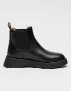 ARMANI EXCHANGE Кожени боти Chelsea Черен