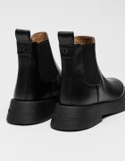 ARMANI EXCHANGE Кожени боти Chelsea Черен