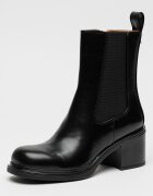 ARMANI EXCHANGE Лачени боти от еко кожа с цип Черен