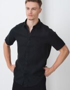 ARMANI EXCHANGE Ленена риза с къси ръкави