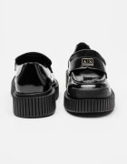 ARMANI EXCHANGE Мокасини с лого Черен