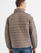 ARMANI EXCHANGE Олекотено яке с джобове с цип Сиво-кафяв/Тъмносин