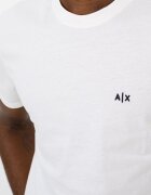 ARMANI EXCHANGE Памучна тениска с лого Бял