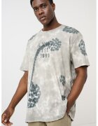 ARMANI EXCHANGE Памучна риза на райе - Бял/Черен/Прашно синьо