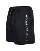 ARMANI EXCHANGE Плувни шорти с лого Черен