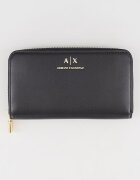 ARMANI EXCHANGE Портфейл Jane с цип Черен