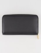 ARMANI EXCHANGE Портфейл Jane с цип Черен