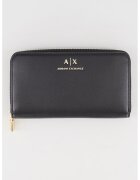 ARMANI EXCHANGE Портфейл Jane с цип - Черен