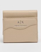 ARMANI EXCHANGE Портфейл от еко кожа с тройно прегъване Светло бежово