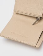 ARMANI EXCHANGE Портфейл от еко кожа с тройно прегъване Светло бежово