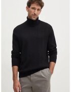 ARMANI EXCHANGE Pulover texturat cu guler inalt