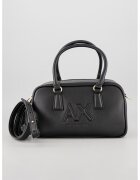 ARMANI EXCHANGE Ръчна чанта с бродирано лого - Черен