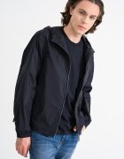 ARMANI EXCHANGE Раирано яке с качулка Ултрамарин синьо