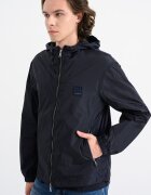 ARMANI EXCHANGE Раирано яке с качулка Ултрамарин синьо