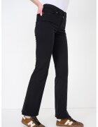ARMANI EXCHANGE Разкроени дънки - Избеляло черно