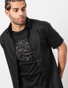 ARMANI EXCHANGE Риза с къси ръкави Черен