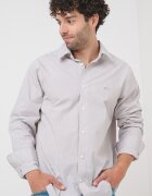 ARMANI EXCHANGE Риза с лого Светло сив