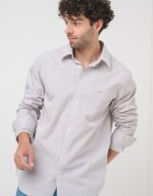 ARMANI EXCHANGE Риза с лого Светло сив