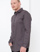 ARMANI EXCHANGE Риза с лого Tъмносив