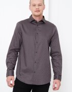 ARMANI EXCHANGE Риза с лого Tъмносив