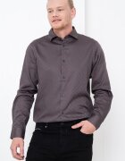 ARMANI EXCHANGE Риза с лого Tъмносив