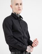 ARMANI EXCHANGE Риза с памук Черен