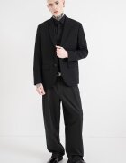 ARMANI EXCHANGE Сако с джобове с капаче Черен