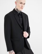 ARMANI EXCHANGE Сако с джобове с капаче Черен